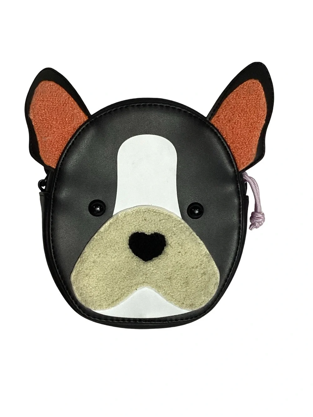 French Bulldog Boston Puppy Dog Face Quality Crossbody Bag Novelty Kitsch